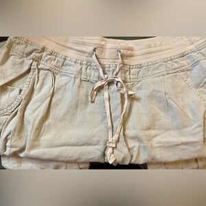 Victoria's Secret Lightweight Light Tan Jogger Pants